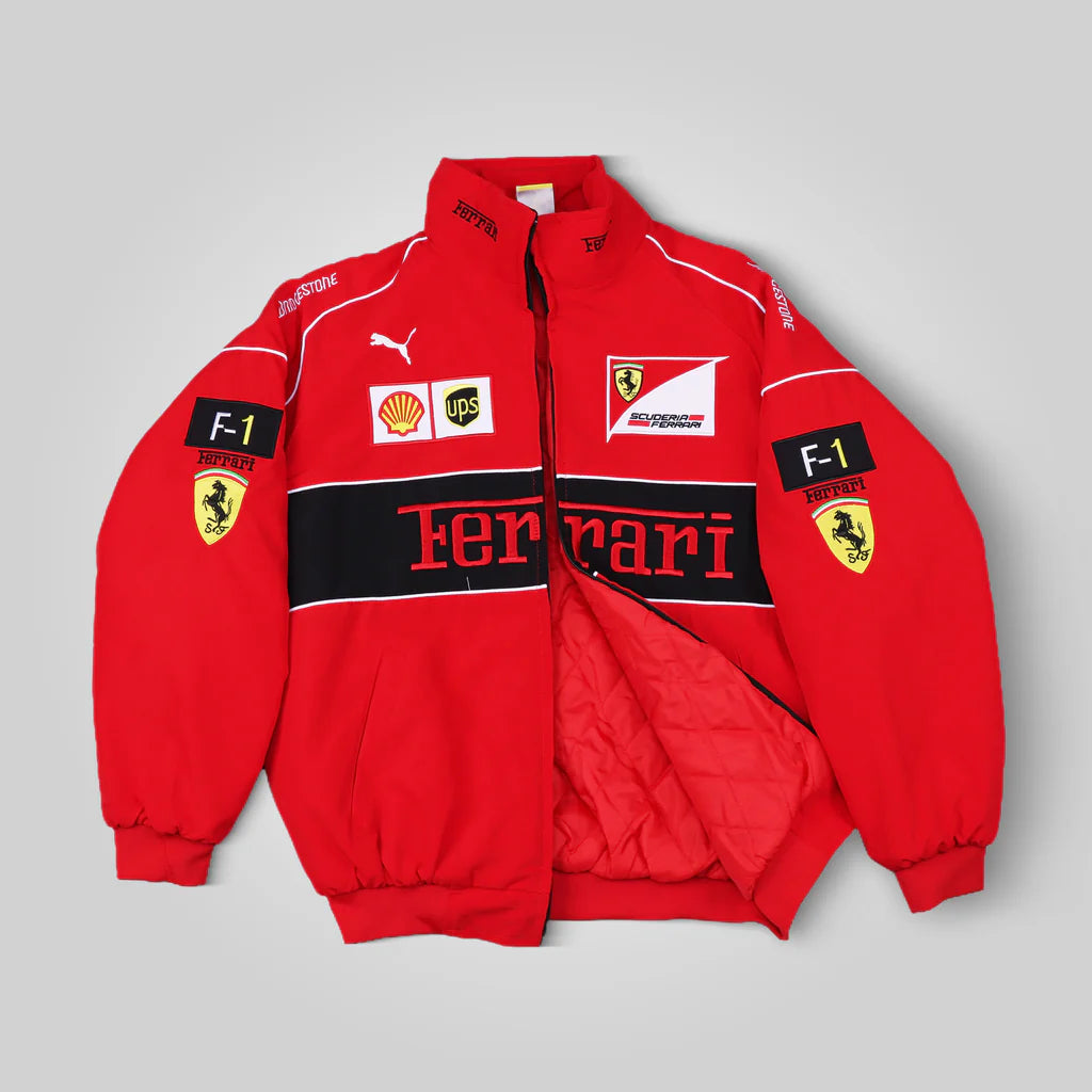 F1 Jacket Red Ferrari Racing Jacket