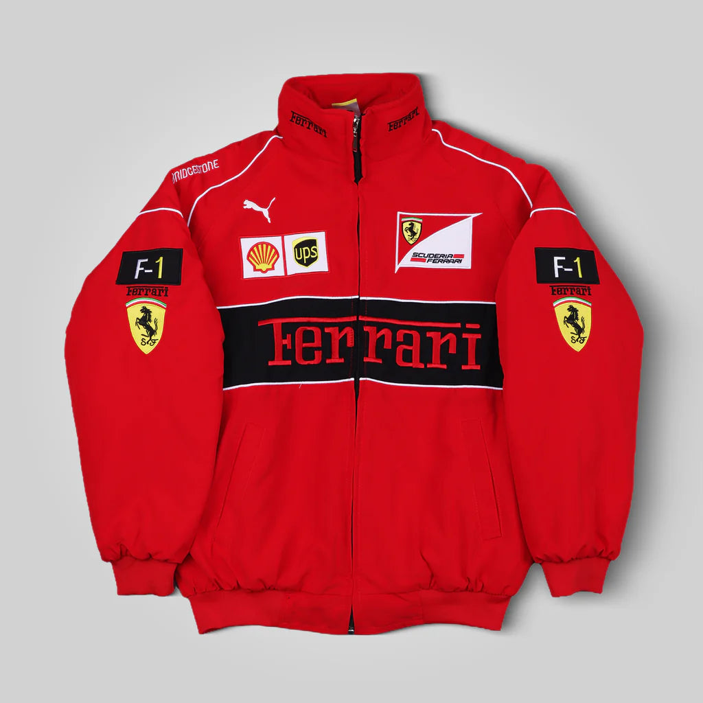 F1 Jacket Red Ferrari Racing Jacket