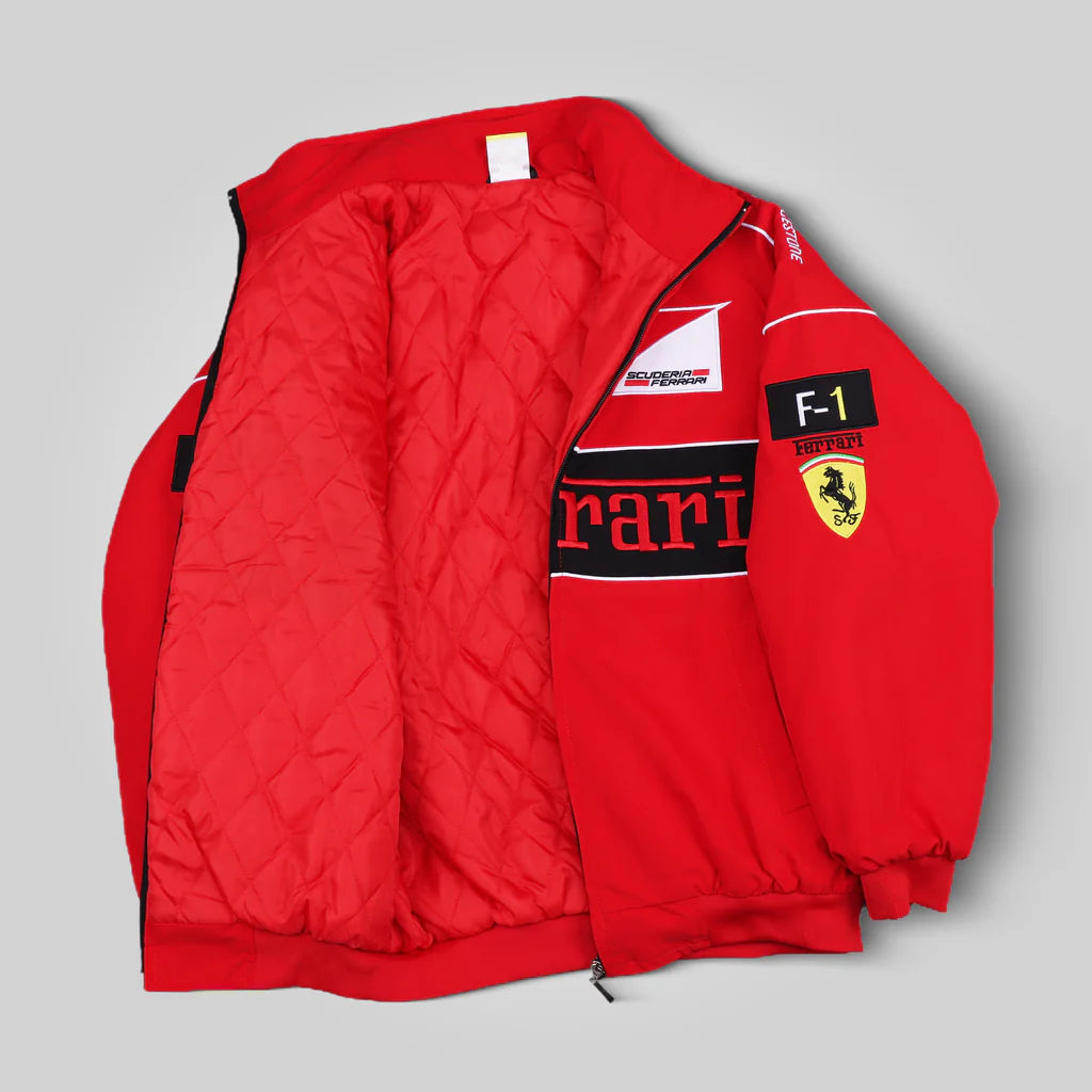 F1 Jacket Red Ferrari Racing Jacket