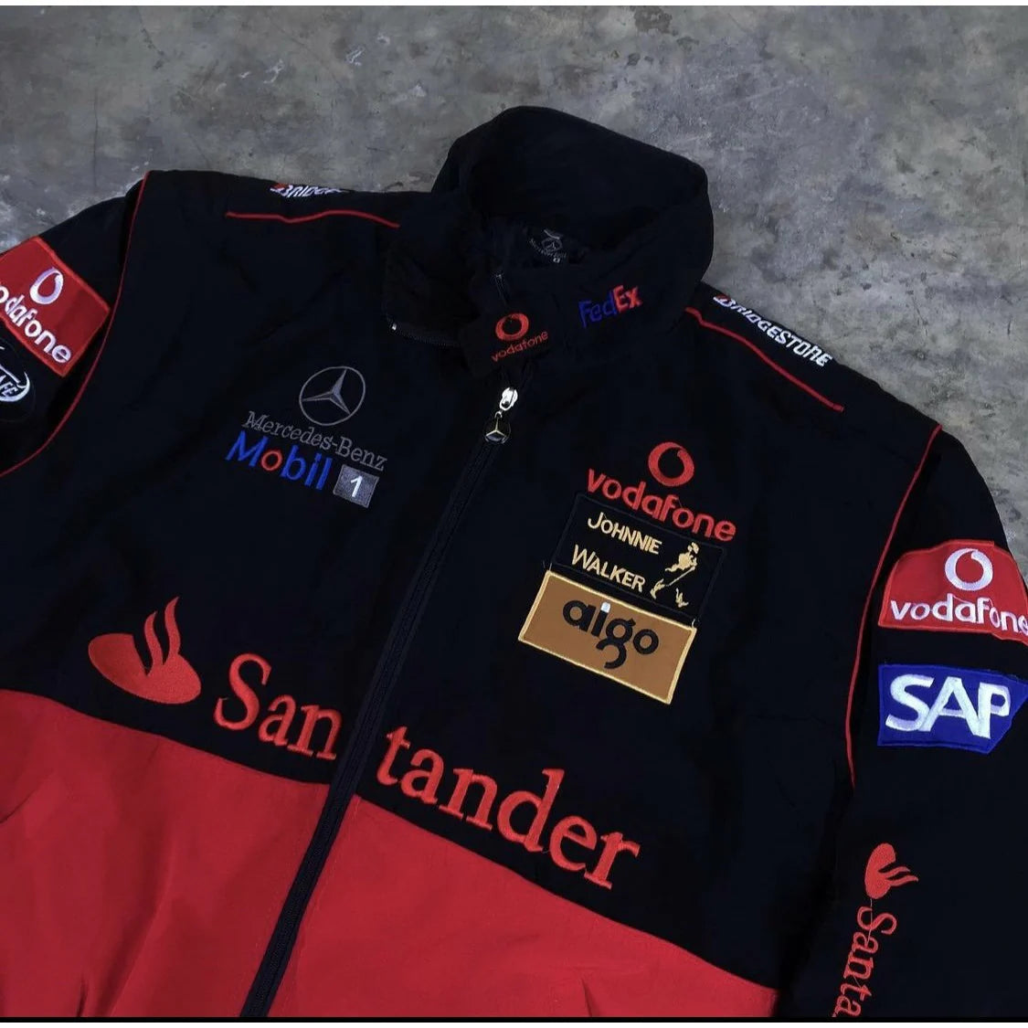 F1 Jacket Mercedes Santander Racing Jacket